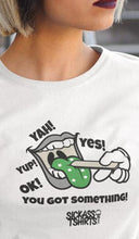 Load image into Gallery viewer, Lips and Tongue - Women’s Premium White Tee T-Shirts SICKASS TSHIRTS