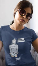 Load image into Gallery viewer, Screw U - Women’s Navy Blue Tee T-Shirts SICKASS TSHIRTS