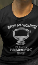 Load image into Gallery viewer, Stop Panicking - Men’s Premium Black Tee T-Shirts SICKASS TSHIRTS