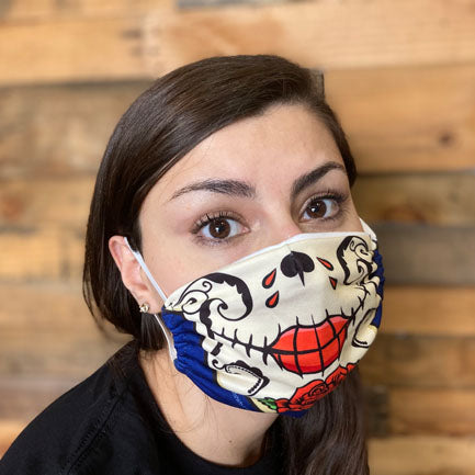 Female Day of the Dead Sickass Mask (Non-Medical)