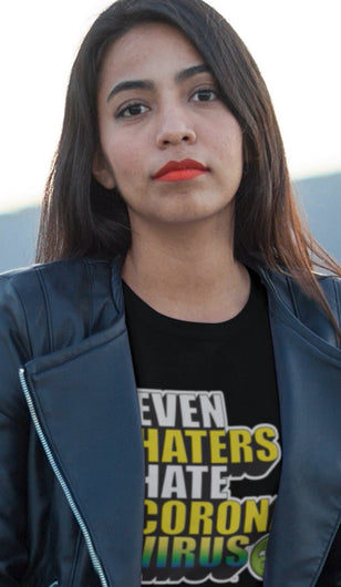 Even Haters Hate - Women’s Black Premium Tee