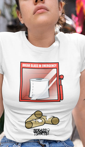 Toilet Paper - Women’s Premium White Tee