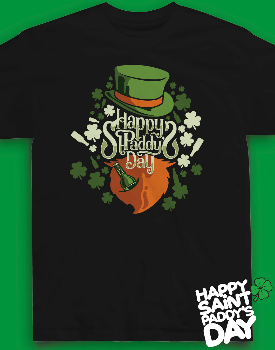 Typography Happy St. Paddy's Day