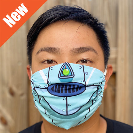 Male Robot Sickass Mask (Non-Medical)