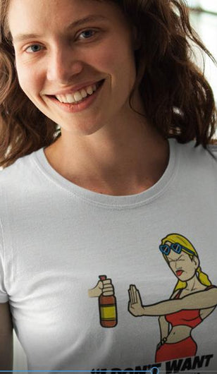 I Don't Want - Tee Womens T-Shirts SICKASS TSHIRTS 